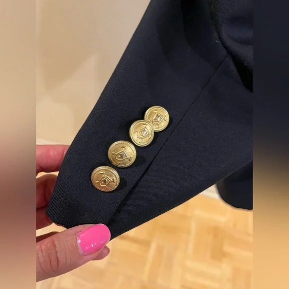 Ralph Lauren men’s suit jacket / Polo blazer. 100% wool. 2-button. Navy blue. 46 - Picture 6 of 14